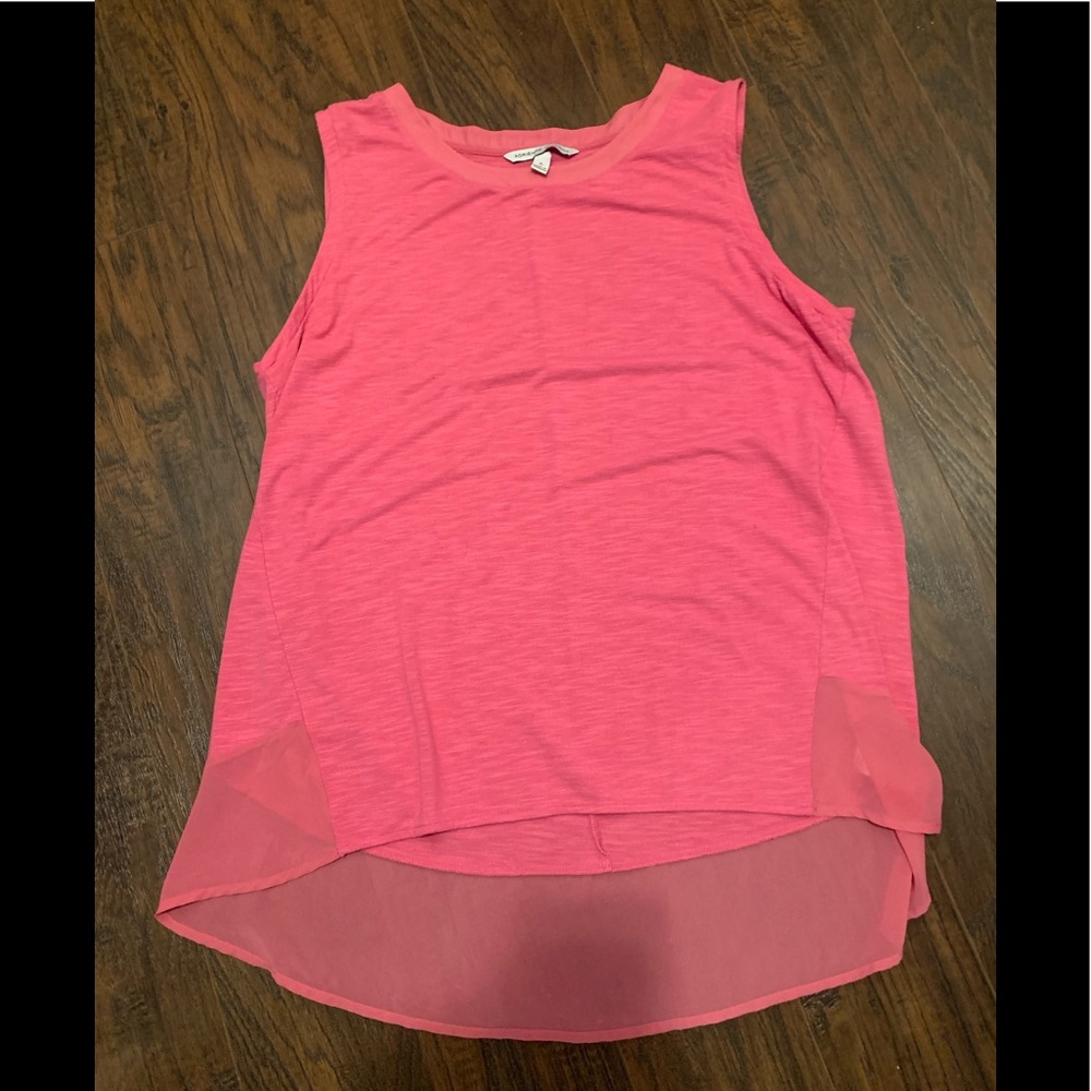Adrienne Vittadini pink sleeveless top size XL